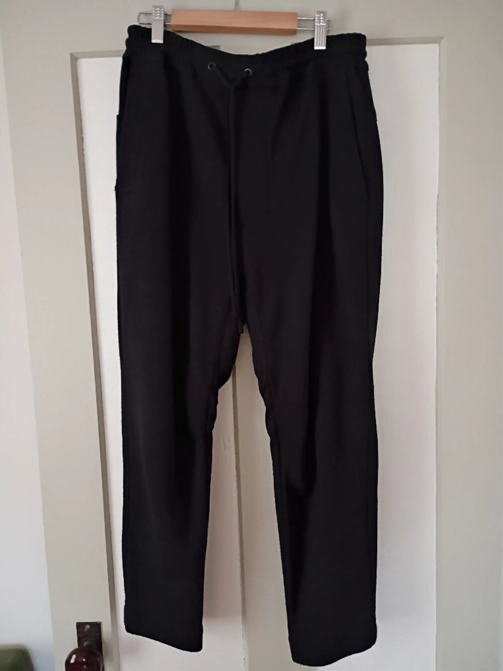 Casual trouser, black, 30W, wool/viscose blend